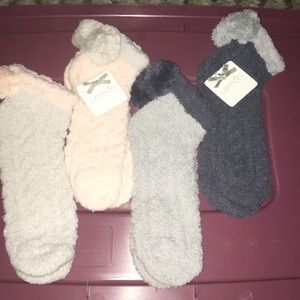 NWT, lemon socks, 4 pairs total